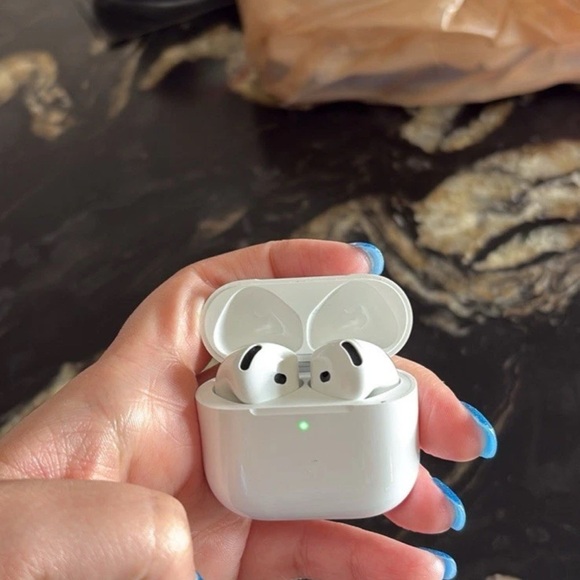 Wireless White Earbuds with Charging Case